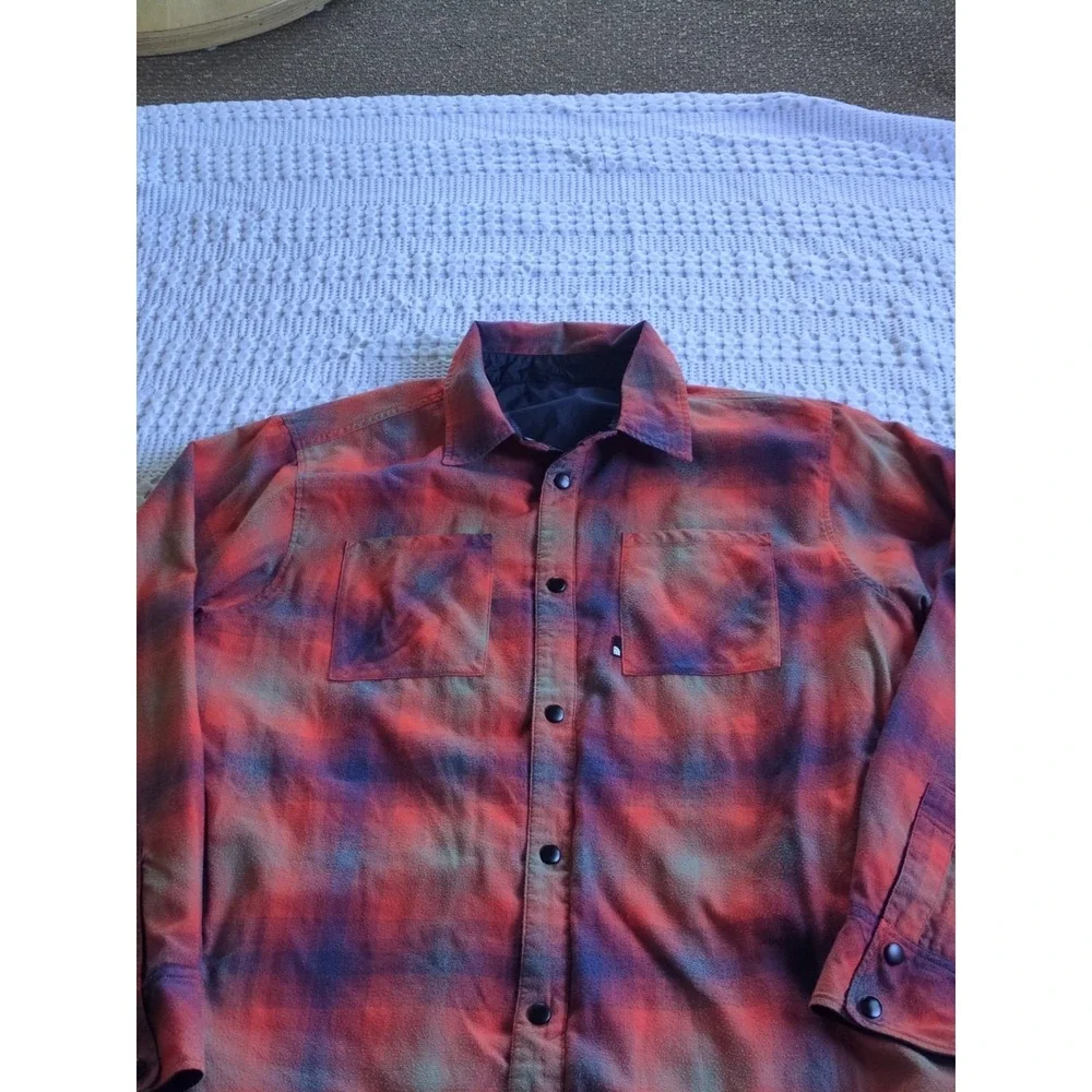 The North Face Fort Point Flannel Shirt Jacket Plaid Shadow Multicolor‎ Mens